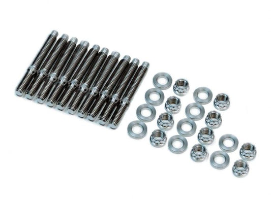 Engine | SpeedFactory Stainless Steel Exhaust or Intake Manifold RAW Stud Kit - M8x1.25x45mm - B,D,F,H,J Series Engines - Kit Includes 10pcs Nut, Stud and Washer| SF-02-061-SS